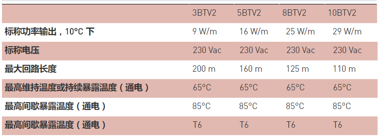美國瑞侃進口BTV-CT電伴熱線 美國瑞侃進口BTV-CT電伴熱線